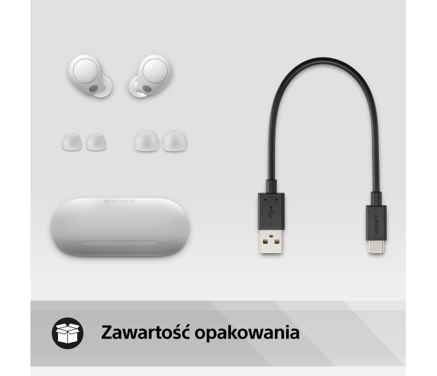 Sony WF-C700N ANC Białe - 1119730 - zdjęcie 7